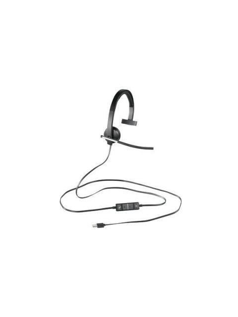 LOGITECH H650E AUDIFONOS CON MICROFONO ALAMBRICO USB COLOR NEGRO