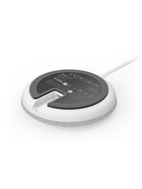 LOGITECH MICROFONO DE MESA PARA CONFERENCIAS RALLY MIC POD ALAMBRICO BLANCO