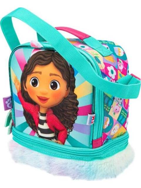 LONCHERA ESCOLAR ROSA GABBYS DOLLHOUSE