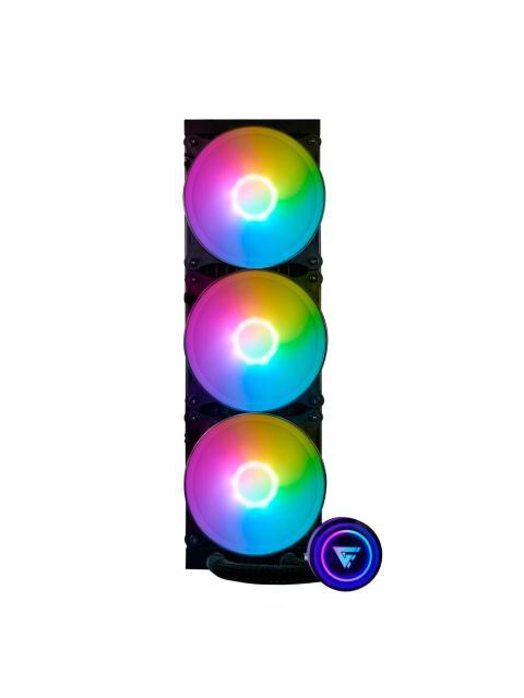 LQG700 BK ENFRIAMIENTO LIQUIDO GAME FACTOR LQG700 360MM RGB 3 FAN 120MM NEGRO
