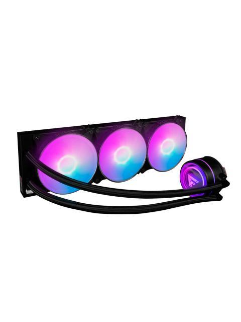 LQG700 BK ENFRIAMIENTO LIQUIDO GAME FACTOR LQG700 360MM RGB 3 FAN 120MM NEGRO