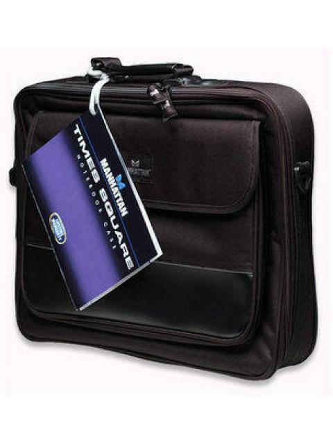 MANHATTAN MALETIN TIMES SQUARE DE POLLIESTER PARA LAPTOP 15.4 NEGRO