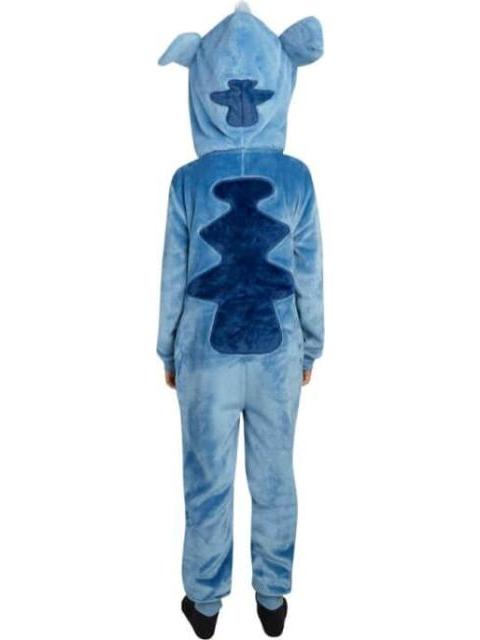 MAMELUCO STITCH CAPUCHA ESMONTABLE AZUL DISNEY