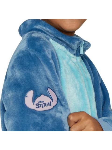MAMELUCO STITCH CAPUCHA ESMONTABLE AZUL DISNEY