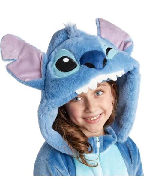 MAMELUCO STITCH CAPUCHA DESMONTABLE AZUL DISNEY