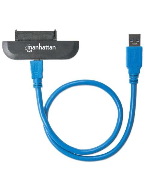 MANHATTAN ADAPTADOR SUPERSPEED USB 3.0 MACHO - SATA 2.5 MACHO 40CM