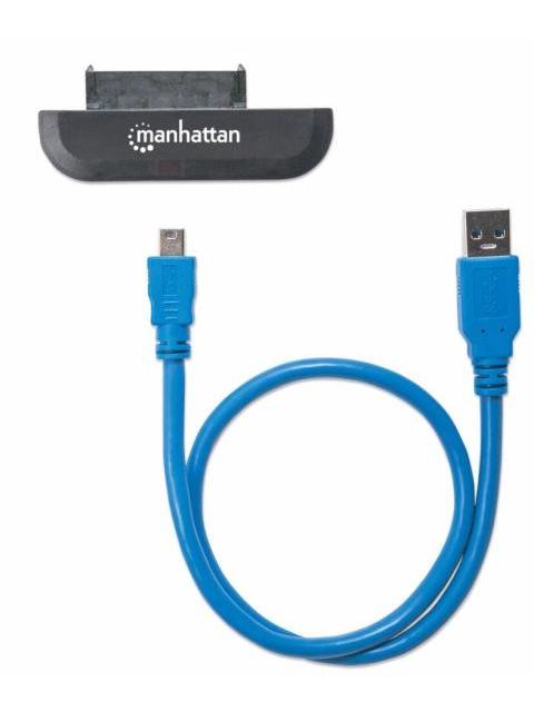 MANHATTAN ADAPTADOR SUPERSPEED USB 3.0 MACHO - SATA 2.5 MACHO 40CM
