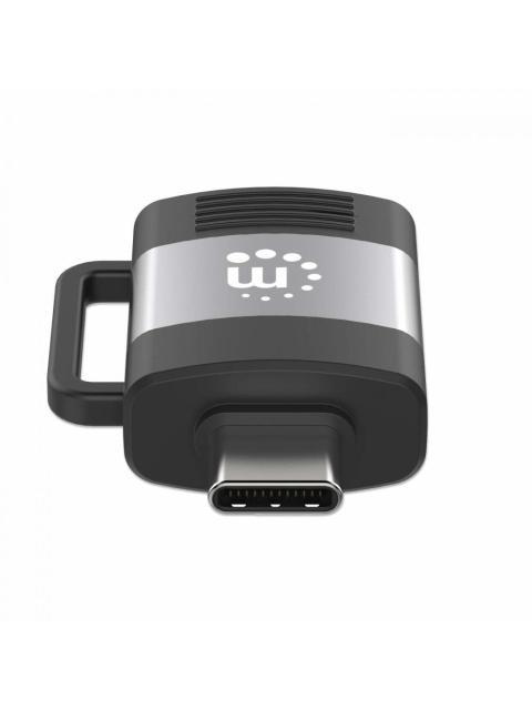 MANHATTAN ADAPTADOR USB 3.0 MACHO - USB C HEMBRA NEGRO-GRIS
