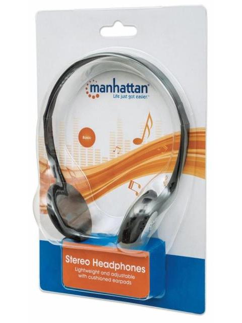 MANHATTAN AUDIFONOS 177481 ALAMBRICO 3.5MM NEGRO