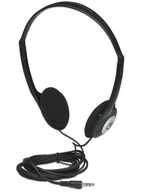 MANHATTAN AUDIFONOS 177481 ALAMBRICO 3.5MM NEGRO