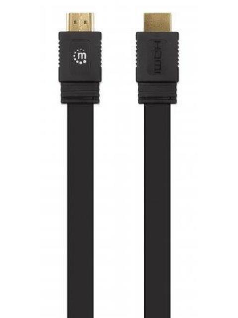MANHATTAN CABLE HDMI DE ALTA VELOCIDAD HDMI 2.0 MACHO - HDMI 2.0 MACHO 4K 60HZ 10 METROS NEGRO