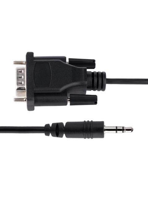 MANHATTAN CABLE 3.5MM MACHO - DB9 MACHO 1 METRO NEGRO
