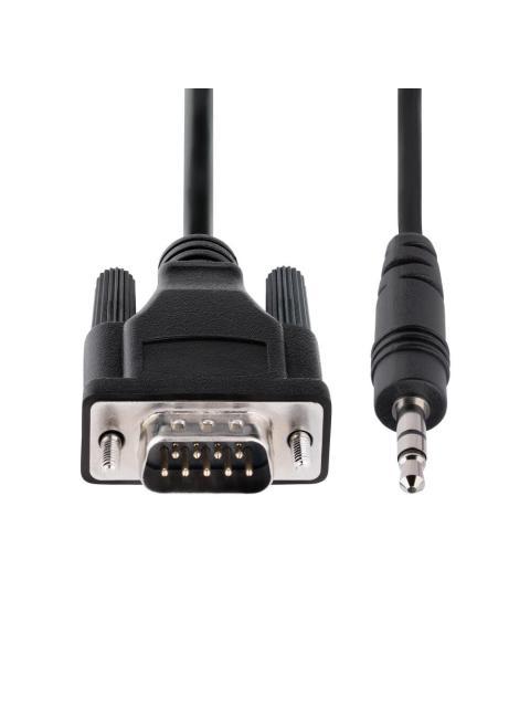MANHATTAN CABLE 3.5MM MACHO - DB9 MACHO 1 METRO NEGRO