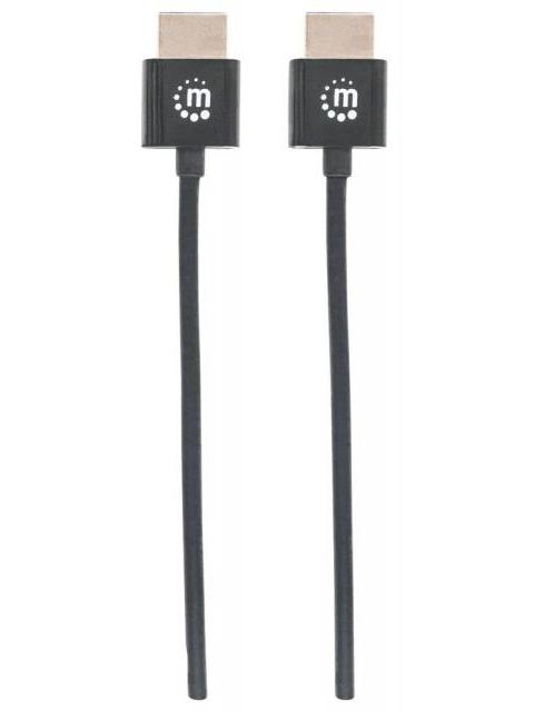 MANHATTAN CABLE HDMI MACHO - HDMI MACHO 4K 60HZ 1.8 METROS NEGRO