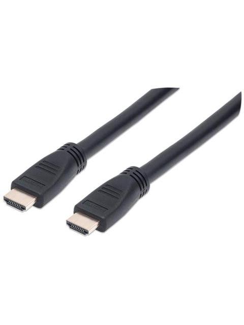 MANHATTAN CABLE HDMI MACHO - HDMI MACHO 4K 60HZ 10 METROS NEGRO