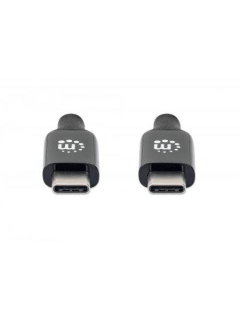 MANHATTAN CABLE USB C MACHO - USB C MACHO 5 METROS NEGRO