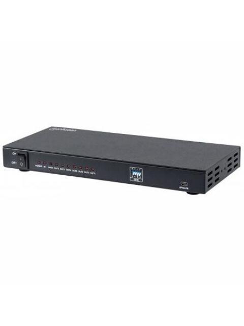 MANHATTAN VIDEO SPLITTER HDMI 8 PUERTOS NEGRO