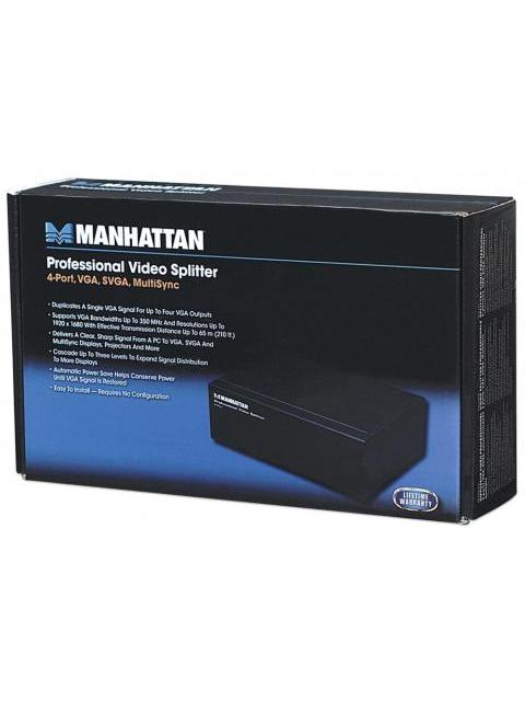 MANHATTAN VIDEO SPLITTER PROFESSIONAL 4 SALIDAS VGA