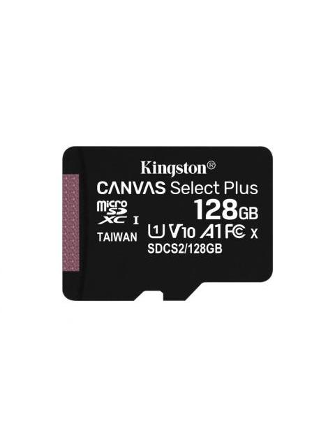 MEMORIA FLASH KINGSTON CANVAS SELECT PLUS 128GB MICROSDXC CLASE 10