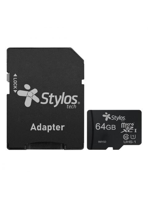 MEMORIA FLASH STYLOS STMSDA3B 64GB MICROSD