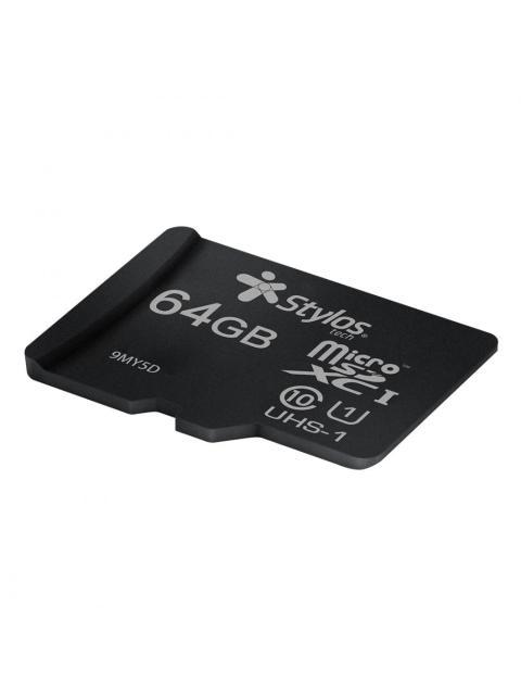 MEMORIA FLASH STYLOS STMSDS3B 64GB MICROSDHC UHS-I CLASE 10