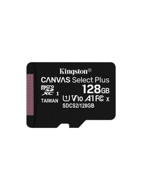 MEMORIA FLASH KINGSTON CANVAS SELECT PLUS 128GB MICROSDXC CLASE 10