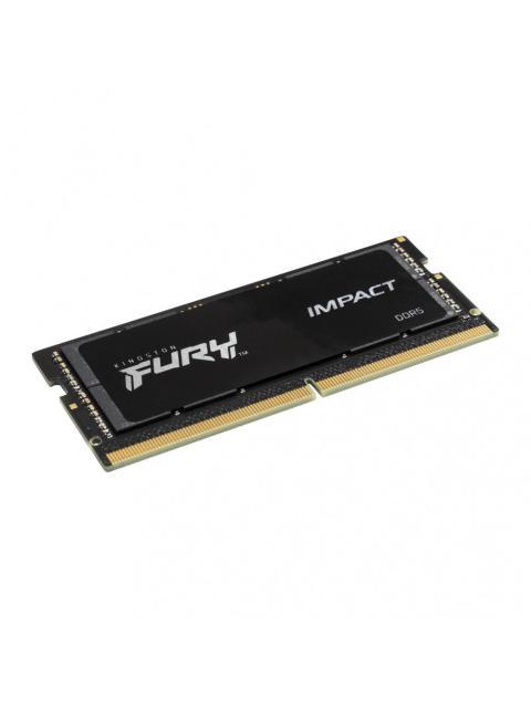 MEMORIA RAM PARA LAPTOP KINGSTON FURY IMPACT BLACK DDR5 4800MHZ 16GB NON-ECC CL38 262-PIN SO-DIMM XMP