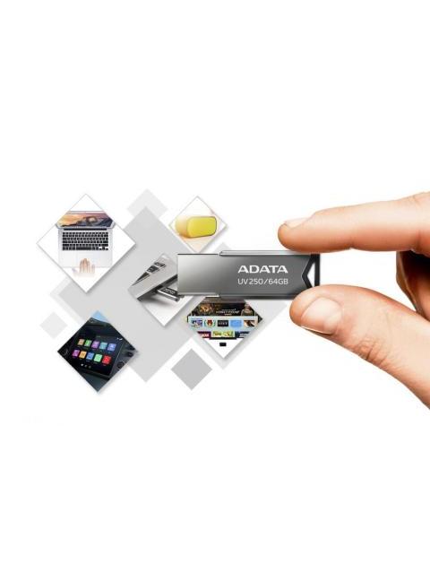 MEMORIA USB 2.0 ADATA UV250 PLATA 32 GB USB TIPO A
