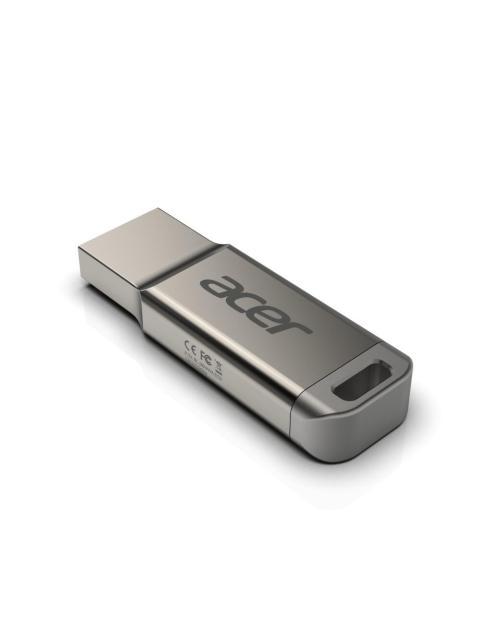 MEMORIA USB 3.2 ACER UM310 DE 128GB BL.9BWWA.582 120 MB-S LECTURA 90 MB-S ESCRITURA ACABADO METAL. COLOR PLATA
