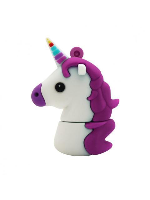 MEMORIA USB BROBOTIX 190432-32 32GB USB 2.0 UNICORNIO MORADO