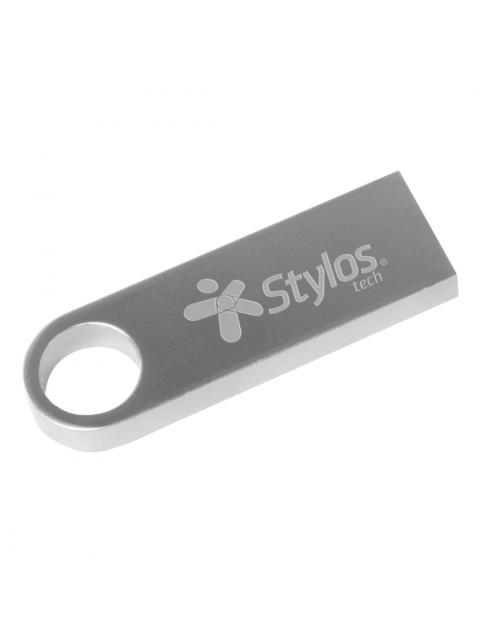 MEMORIA USB STYLOS ST500 256GB USB 2.0 PLATA