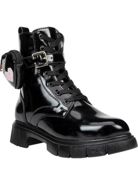 BOTIN MILITAR SUELA TRACK NEGRO BLASITO