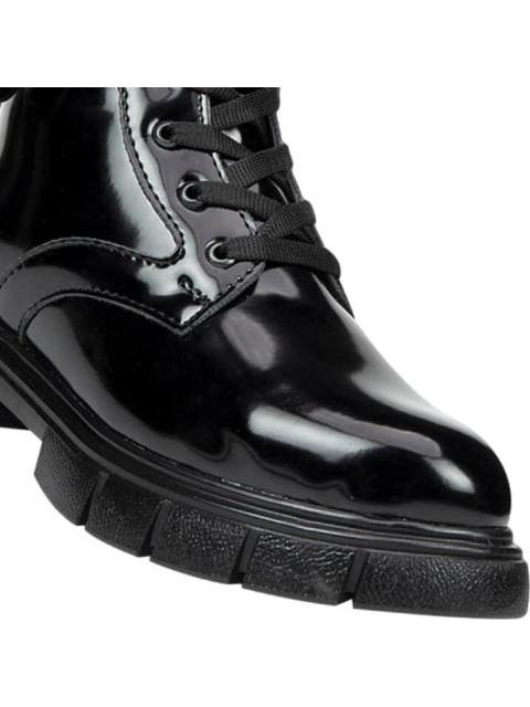 BOTIN MILITAR SUELA TRACK NEGRO BLASITO