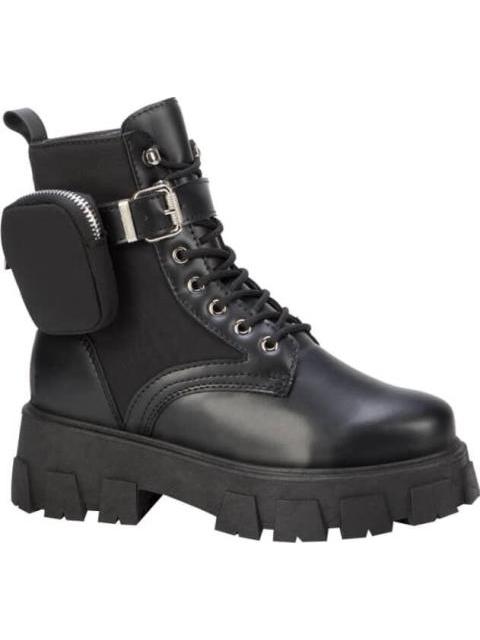 BOTA MILITAR FRASE LATERAL NEGRO GOODYEAR