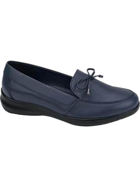 MOCASIN CHOCLO CONFORT CON MOÑO AZUL MARINO SHOSH CONFORT