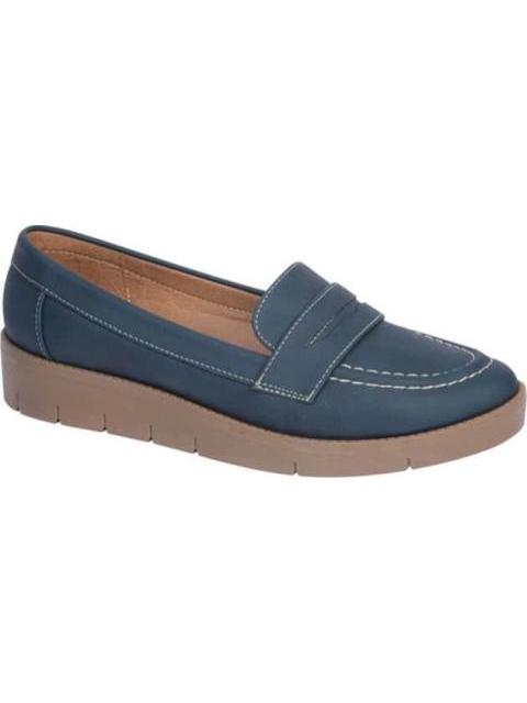 MOCASIN CON ANTIFAZ AZUL INDIGO SHOSH