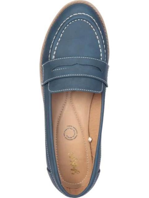 MOCASIN CON ANTIFAZ AZUL INDIGO SHOSH