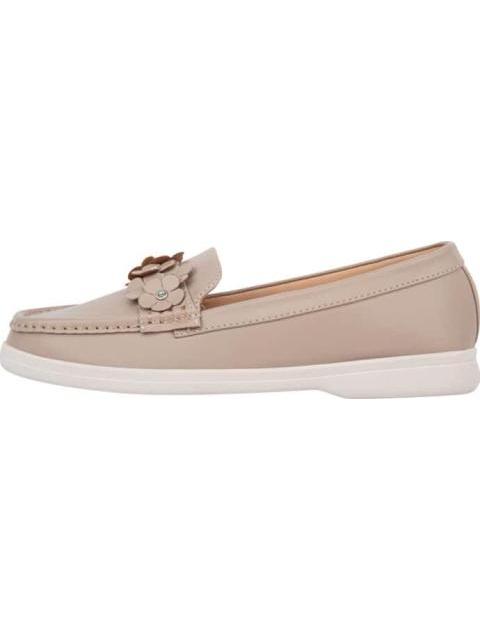 MOCASIN CON FLORES NUDE SHOSH