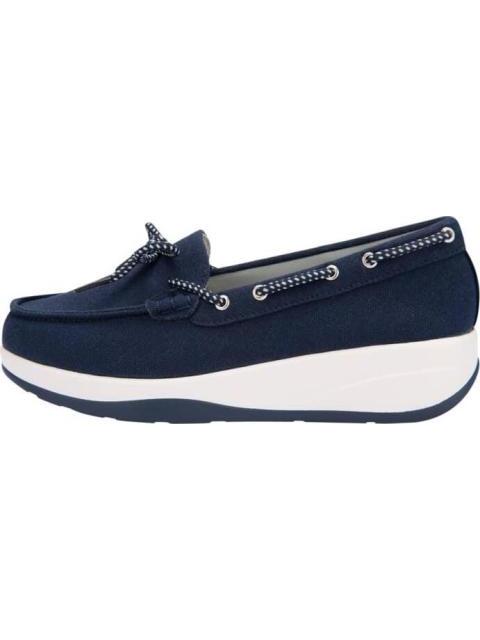 MOCASIN CON MOÑO AZUL MARINO SHOSH