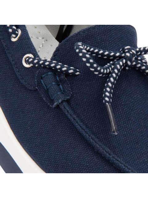 MOCASIN CON MOÑO AZUL MARINO SHOSH