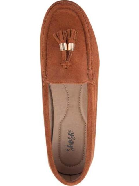 MOCASIN CON MOTAS ROJO LADRILLO SHOSH