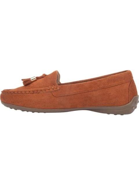 MOCASIN CON MOTAS ROJO LADRILLO SHOSH