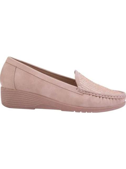 MOCASIN CON PEDRERIA ROSA SHOSH