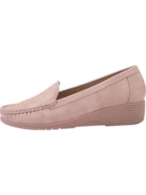 MOCASIN CON PEDRERIA ROSA SHOSH