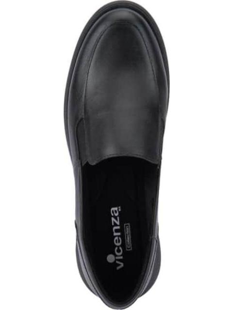 ZAPATO DE PIEL CONFORTABLE NEGRO VICENZA
