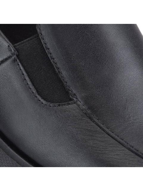 ZAPATO DE PIEL CONFORTABLE NEGRO VICENZA