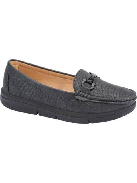 MOCASIN CONFORT CON HERRAJE NEGRO SHOSH