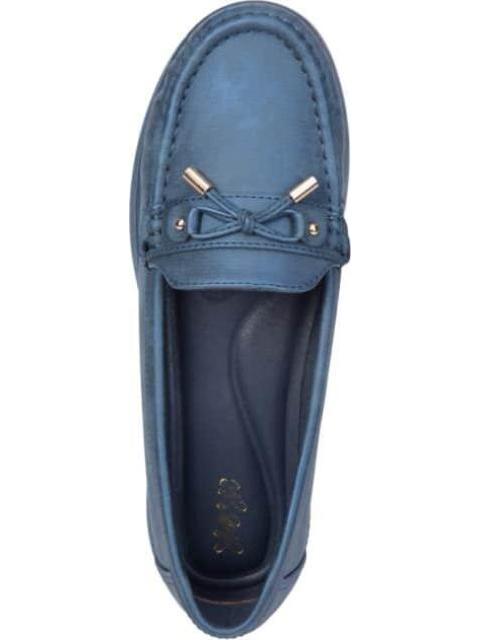 MOCASIN CONFORT CON MOÑO AZUL MARINO SHOSH