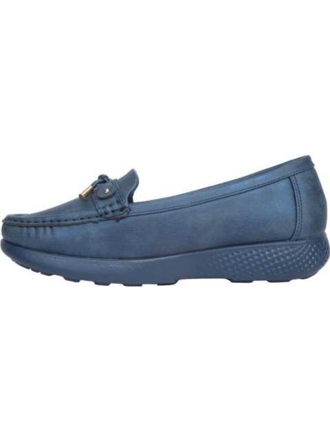 MOCASIN CONFORT CON MOÑO AZUL MARINO SHOSH