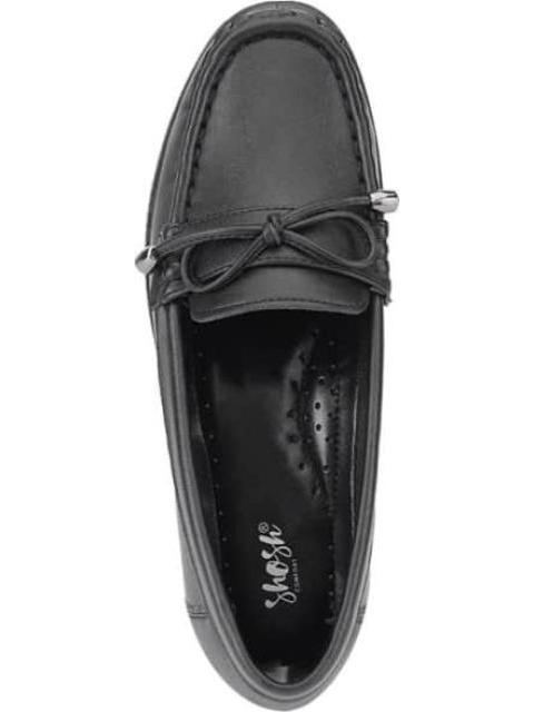 MOCASIN CONFORT CON MOÑO NEGRO SHOSH CONFORT